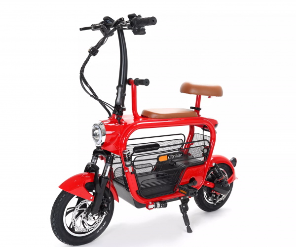 Электрический Pet-Bike - самокат для всей семьи, включая собачку!