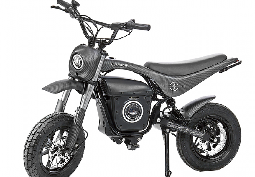Мини электробайк от Burromax TT1600R для детей и взрослых