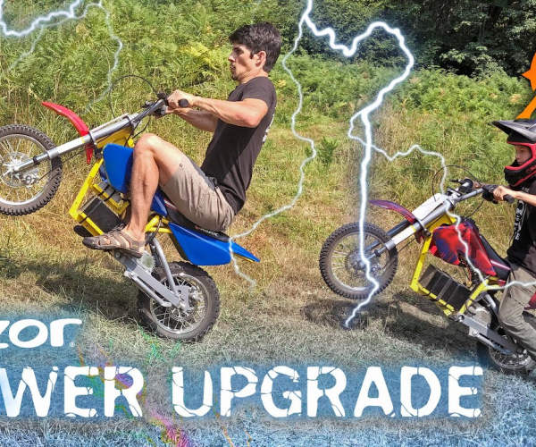 Прокачка электро Dirt Bike Razor MX650