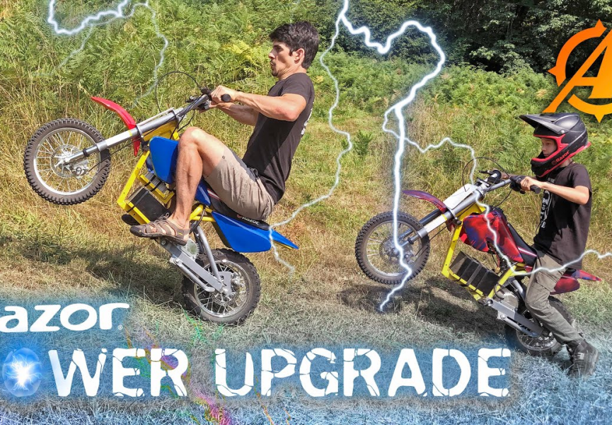 Прокачка электро Dirt Bike Razor MX650